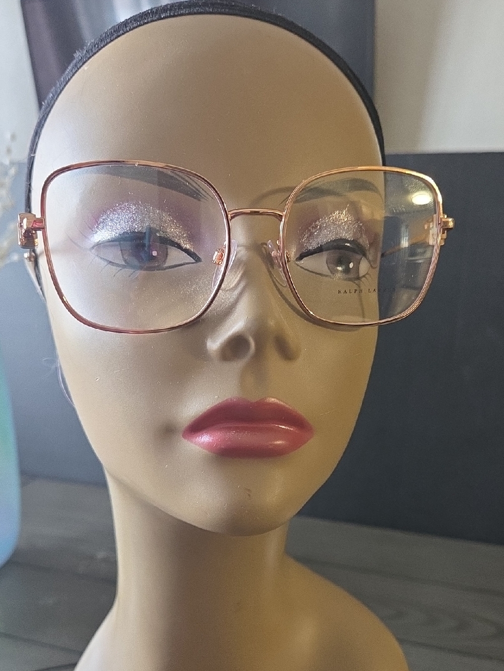 Ralph Lauren Rose Gold Square Metal Glasses RL5128 9329